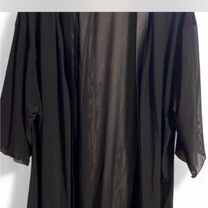 Others Follow Sheer Black Kimono